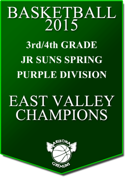 banner 2015 JR SUNS CHAMPS SPRING EV PURPLE
