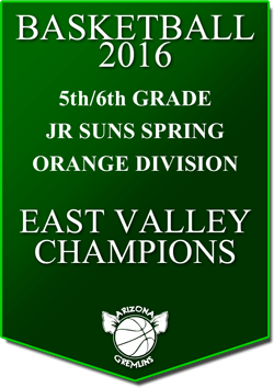banner 2016 JR SUNS CHAMPS SPRING EV ORANGE