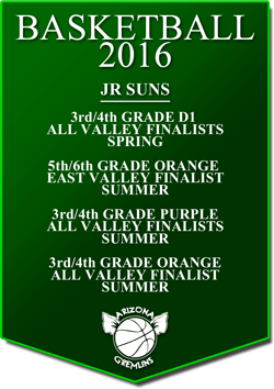 banner 2016 JR SUNS LEAGUE